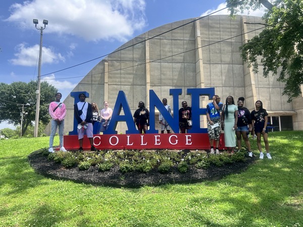 Youth visit Lane College during the Tennessee HBCU tour